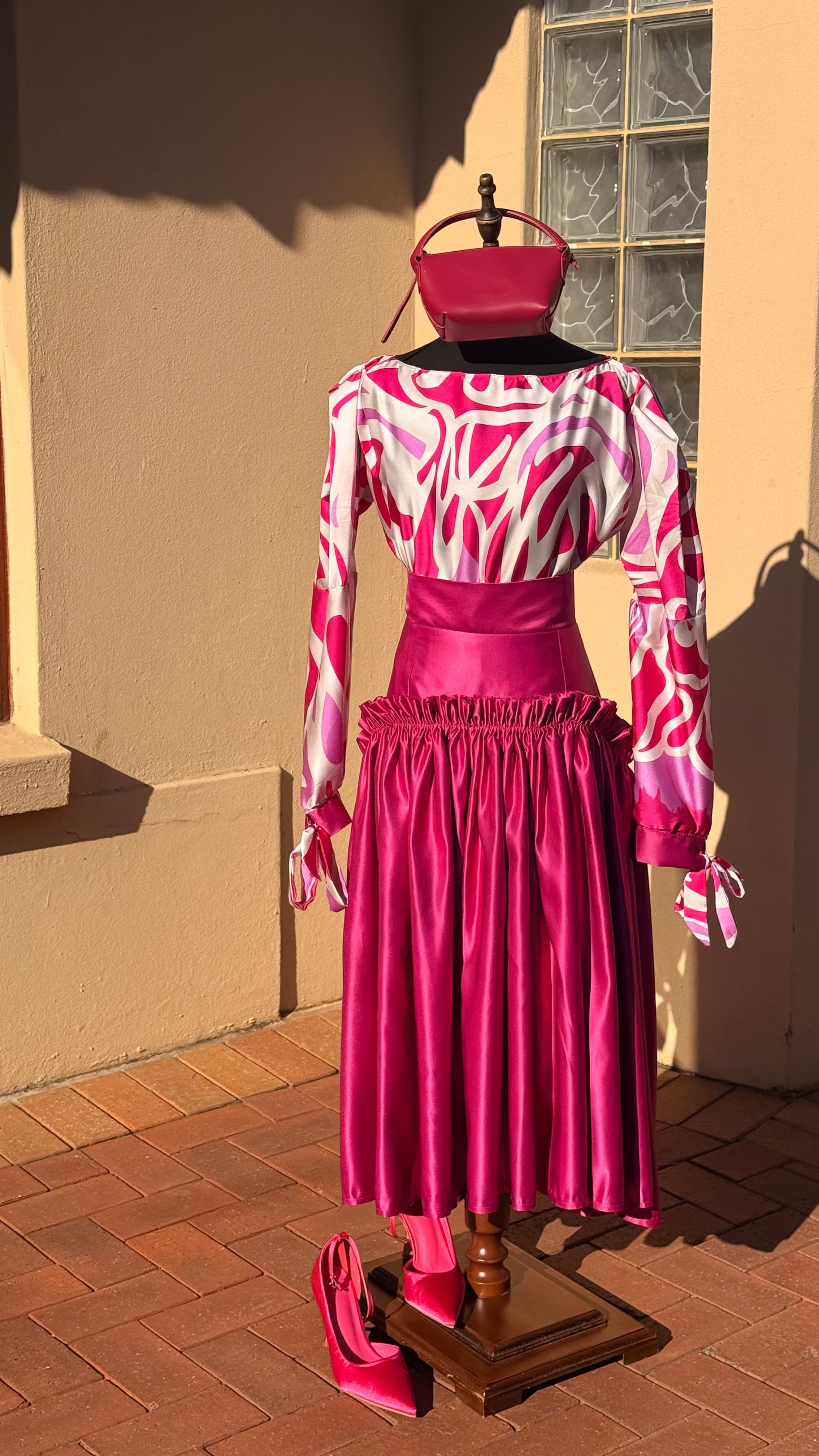 Circle skirt with Go with anything shirt